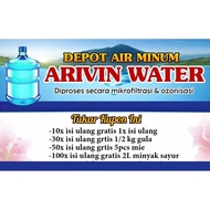 (CONTENTS 100 PCS) MINERAL WATER GALLON DEPOT COUPON CUSTOM COUPON