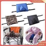 [Lovoski2] Wheelchairs Seat Cushion Mat with Straps with Straps 45x41cm Slip Resistant