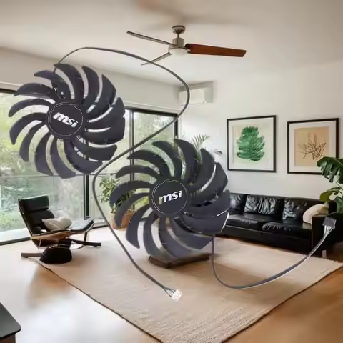 95mm GPU Cooling Fan for MSI RTX 3060/3060Ti/3070 VENTUS 2X - Replacement Fan with High Airflow, Eas