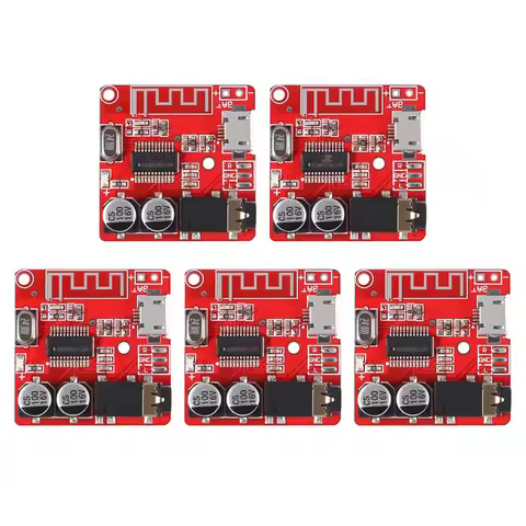 ZIZI 5Pcs MP3 Bluetooth 4.1 Amplifier Module Mini MP3 Lossless Decoder Board Car Speaker Amplifier B