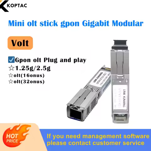Mini Olt Stick Gpon Gigabit Modular OLT Cat Sticker Equipment Full-Optical Networking Module Router 