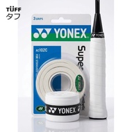 Yonex Pickleball, Tennis & Badminton Overgrip Set – Super Grap AC102C 0.6mm, AC149 Pro White, 3-in-1