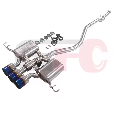 OEM for Honda Civic Type-R FK8 FL5 2.0T 304 stainless steel Catback with valve exhaust system exhaus