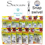 SHOGUN 5610 S/S SNAP SWIVELS