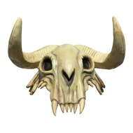 NEW Animal Cow Head Mask Wild Indian Skull Masks Long Horn Totem HelmetHalloween Horror Dress Suit P