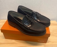 Haruta 906 Black Loafers