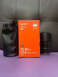 完美無瑕 全套有盒 香港行貨 Sony FE 90 90mm F2.8 Macro G OSS