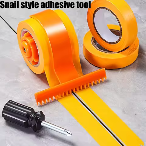 1pc Adhesive Painter Masking Tape Applicator, Masking Paper Dispenser For Tape Floor Caulking Gap Se