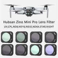 🔥เลนส์ HD ชุดตัวกรองสำหรับ Hubsan ZINO Mini PRO UV CPL ดาว ND8 ND32 ND16 ND64แก้วแสงกันรอยขีดข่วนอุปกรณ์โดรน