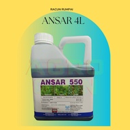 ANSAR 550 MSMA 35.5% 1 Liter Herbicide Weed Grass Killer Racun Rumpai Rumput Ubat Rumput