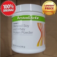 #100% NEW FORMULA 3 HBL - (F3) BLENDED SOY AND WHEY PROTEIN 240g