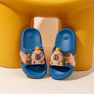 Ya zhou Dép dài cho trẻ em Dép bé trai Dép bé gái dép capybara hoạt hình dép đi trong nhà thiết kế t