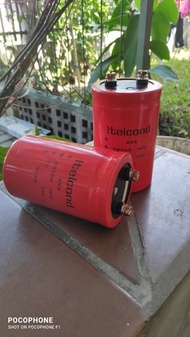 PC - CONDENSATOR ELCO ITELCOND 68000UF 40VDC MADE IN ITALY