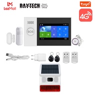 DAYTECH 4G SIM สัญญาณกันขโมย TUYA APP Wifi ชุดอุปกรณ์รักษาความปลอดภัยในบ้านอัจฉริยะ SOSกันขโมยไร้สาย