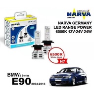 NARVA H7 12V & 24V Range Performance LED Headlight Bulb Set for BMW E90 2004-2013