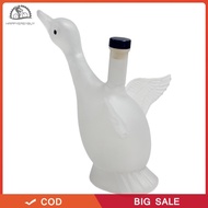 Happy❣ 350ml Goose Glass Whiskey Decanter with Stopper Art Vodka Wine Dispenser Creative Clear Wine 
