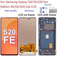For Samsung Galaxy S20 FE S20 Fan Edition 4G 5G LCD Display Touch Screen Digitizer Assembly Galaxy S