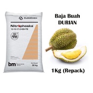 Baja Buah Durian 700g - NITROPHOSKA BLUE TE 12-12-17-2+8S+Te