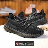 Yeezy  Boost 350 V2  Black Static Reflective Unisex Sneaker OEM Quality Inspired