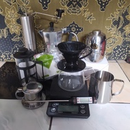Manual brewing coffee brewing package
