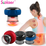 Suolaer Electric Vacuum Cupping Chinese Cuppings Glasses Medical Cups Hijama Massage Machine Heating Jars Suction Cup Body Slimming Tool
