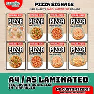 Laminated - Pizza Signages | Hawaiian Pizza