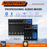 Professional Audio Mixer 7/4 Channel Mixer MG07BT/MG04BT USB Mixer KTV Range Amplifier