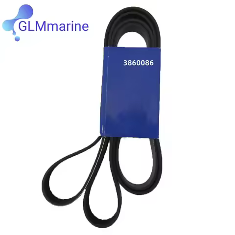 Serpentine Belt 3860086 Compatible with Volvo Penta 4.3 5.0 5.7 Gi GL GSi GXi OSi Marine Engines Alt