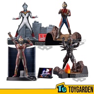 Banpresto Ultraman Tiga / Dyna Special Effects Stagement Evil Tiga / Ultraman Dyna / Zeluganoid / Te