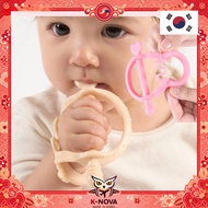 [SIMTONG] Baby Wrist Teether Silicone Self Feeding Teething Toy BPA Free Safe Guard with Case Korea 