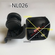 NL026 Luggage trolley case universal wheel replacement accessories baggage swivel castors piggy bag 
