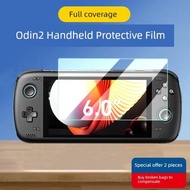 適用Odin2游戲掌機鋼化膜奧丁2游戲機保護膜ayn odin2安卓掌機貼膜6英寸屏幕膜收納包保護套