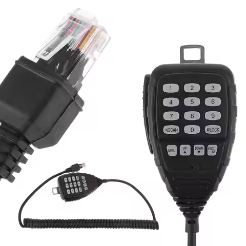 DTMF Speaker Microphone for QYT KT-8900D KT-8900 Car Mobile Radios Accessories Enhanced DTMF Keypad 