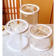 8/10/12 inch clear box transparent round cake box Tall high cake boxes wedding gift box