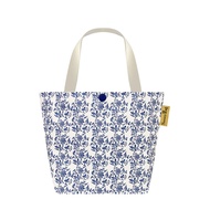 Sunny Bag Tote Bag-Blue White Guava Pattern