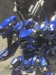 裝甲核心6 Blue Mecha Robot Action Figure with Weapons