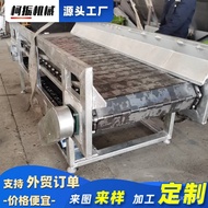 Dezhou Manufacturer Heavy Duty Chain Plate Mesh Belt Conveyor Automated Food Conveyor Chain Plate Co