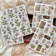 秋季的呢喃祝福 轉印貼紙包 共兩款