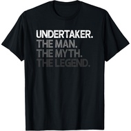 Men's cotton T-shirt Undertaker The Man Myth Legend Gift T-Shirt Fast Shipping 4XL , 5XL , 6XL
