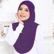 Rauhah Hijab (Saiz M) Tudung Sarung Tanpa Gosok Awning Scuba