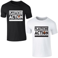 Plasticine Action T-Shirt Funny Anti Ai Animation Sculpting Unisex Gift Tee Top
