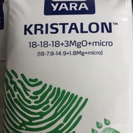 Baja Subur Vegetative Fertilizer Super Kristalon Green Special NPK 18-18-18+MgO+micro 1kg Repack