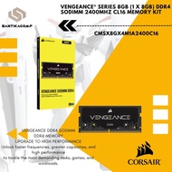 Memory Laptop Ram Sodim Corsair Ddr4 8Gb Cmsx8Gx4M1A2400C16 Bestseller Ram