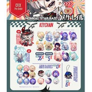 Honkai Star Rail HSR Keychain and Mini Badges