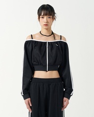 NERDY - Áo khoác croptop nữ hở vai NY PNES24TR13-01