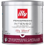 Illy Intenso Bold Roast Coffee IperEspresso Capsules Coffee 21 Capsules