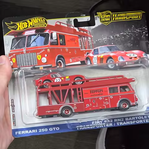 Hot Wheels Team Transport Alloy Diecast Car Ferrari 250 GTO Toyota AE86 Lykan Hypersport FLF56 Mini 