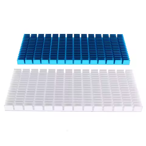 1Pc Radiator Fin 150*65*8MM Mobile Phone Cooling Heatsink Radiator Cutting Slot Aluminum Heatsink