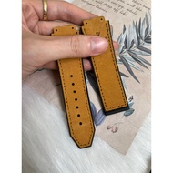H.U.B Watch Strap..L.O.T Case 38 Golden Brown Suede Strap Size 15 - 23 - 20 FREE TOVIT REPLACEMENT B