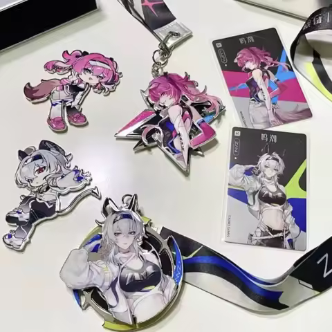 Official Wuthering Waves Collaboration Medal Zani & Lupa Resonance Keep on Limited Edition Fitness A